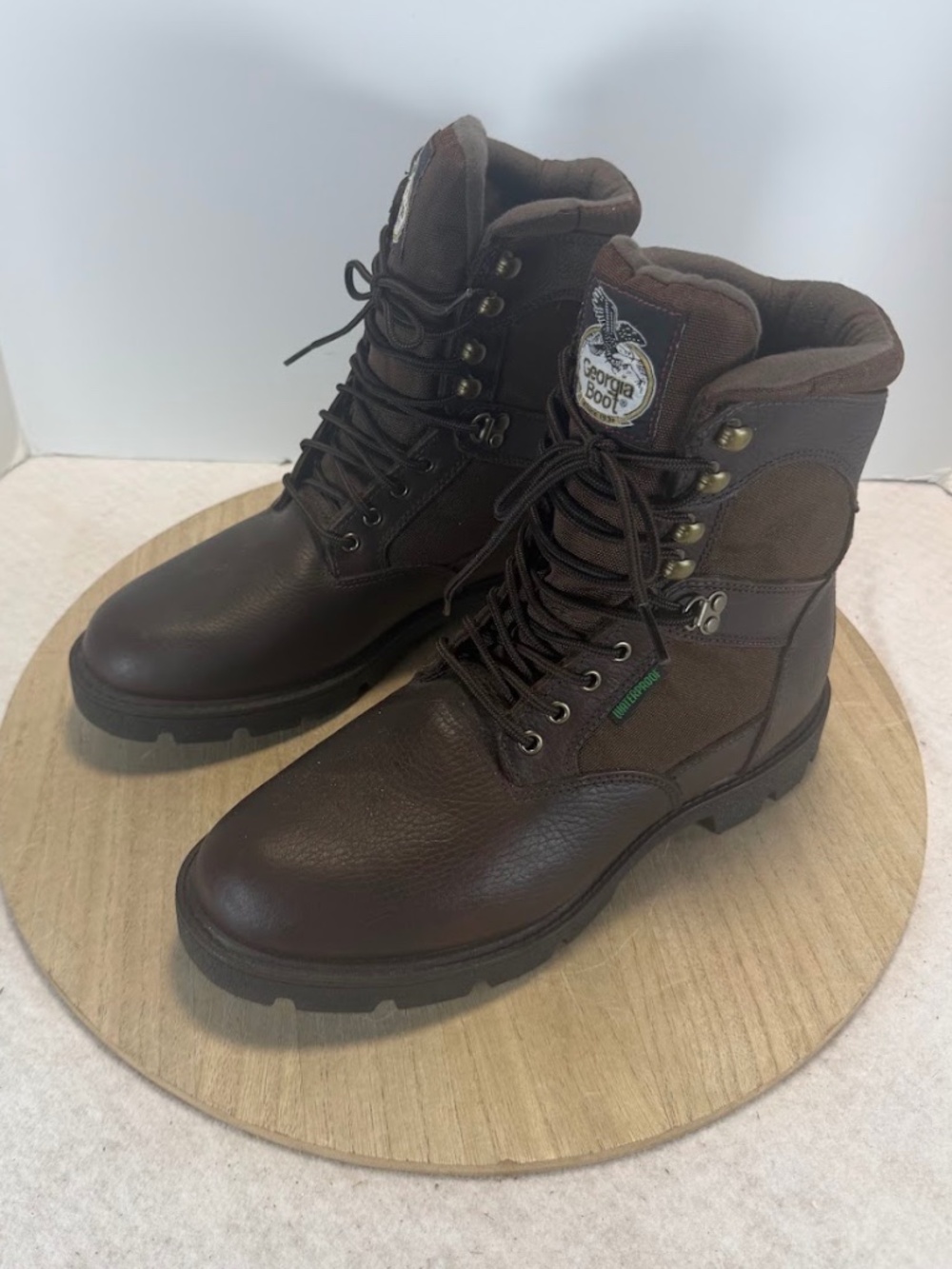 Georgia Boot G109 Mens 9.5W Brown Waterproof 600G Thinsulate Insulated NWOT